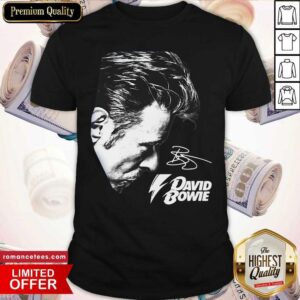 Top David Bowie 2021 Signature Shirt