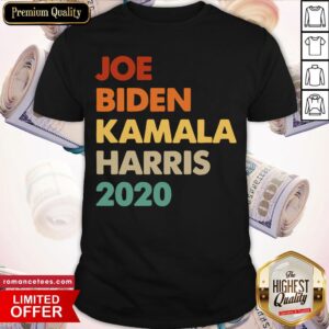 Official Joe Biden Kamala Harris 2020 46 President Vintage Style Shirt