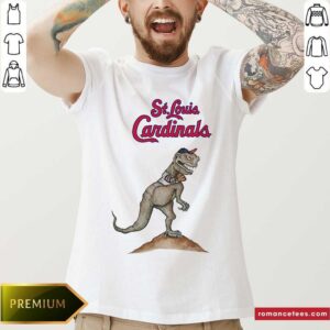 Dinosaurs St Louis Cardinals Baseball Shirt