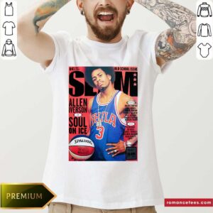 Funny Old School Issue Slam Allen Iverson Soul On Ice Shirt