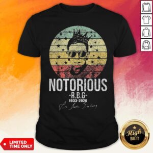 Ruth Bader Ginsburg Notorious 1933-2020 Vintage Retro Shirt