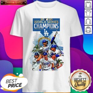 Official LA Dodgers Double Champions 2020 World Series Player Legend Shirt