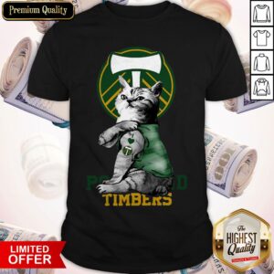 Cat Tattoo I Love Portland Timbers Shirt