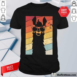 Original Llama Wear Glasses Vintage Shirt