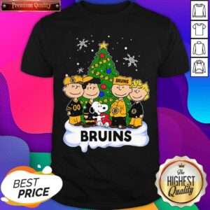 Funny Snoopy The Peanuts Boston Bruins Christmas Shirt