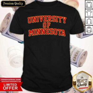 Official University Of Minnesota Shirt