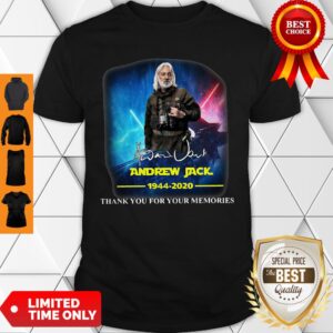 Andrew Jack 1944 2020 Thank You For The Memories Shirt