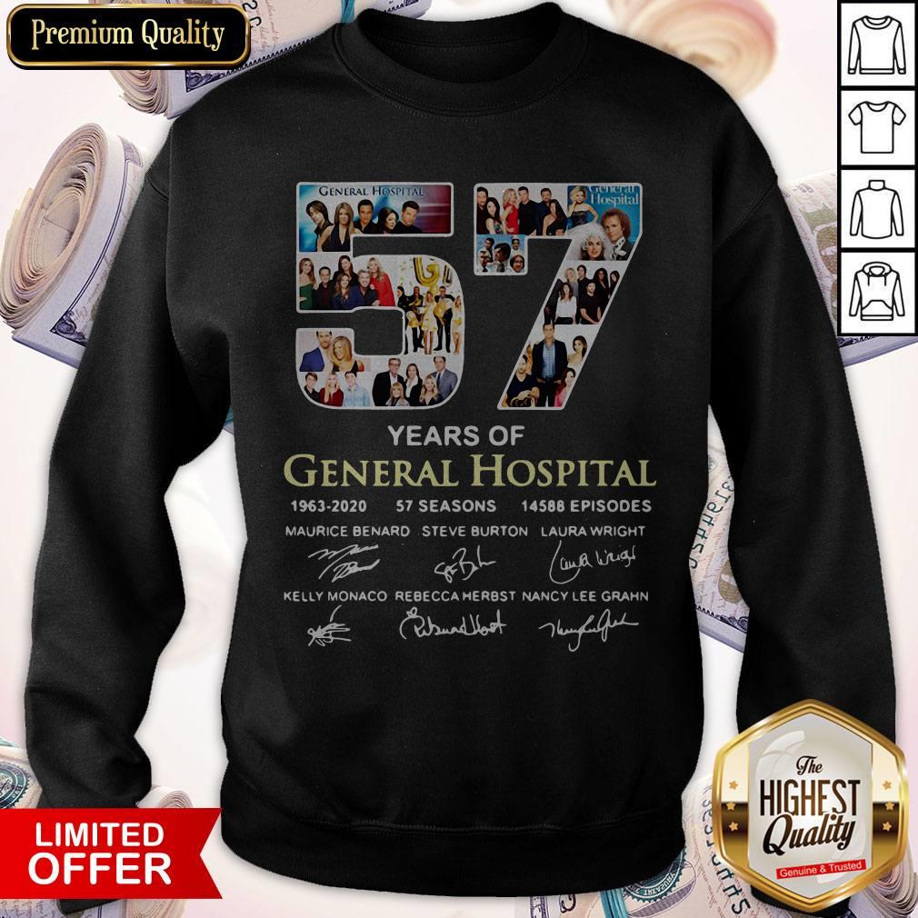 Awesome 57 Years Of General Hospital 1963 2020 Signatures Shirt
