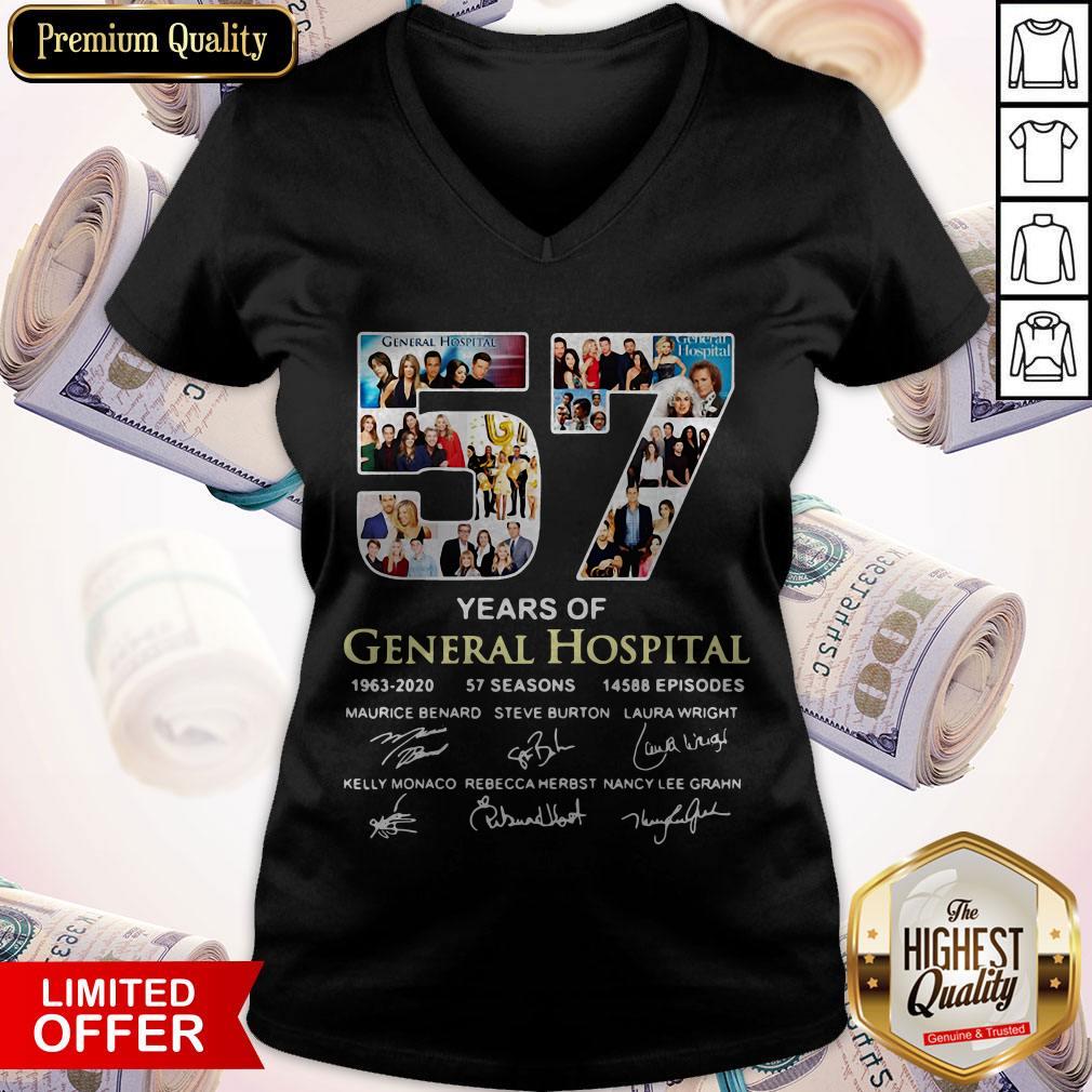 Awesome 57 Years Of General Hospital 1963 2020 Signatures Shirt