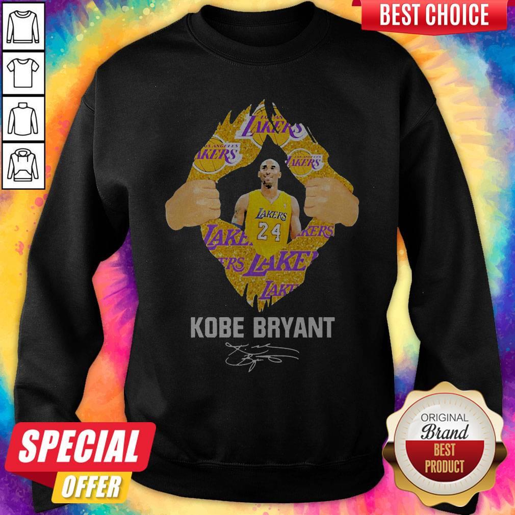 Awesome Blood Inside Me Kobe Bryant Signature Shirt