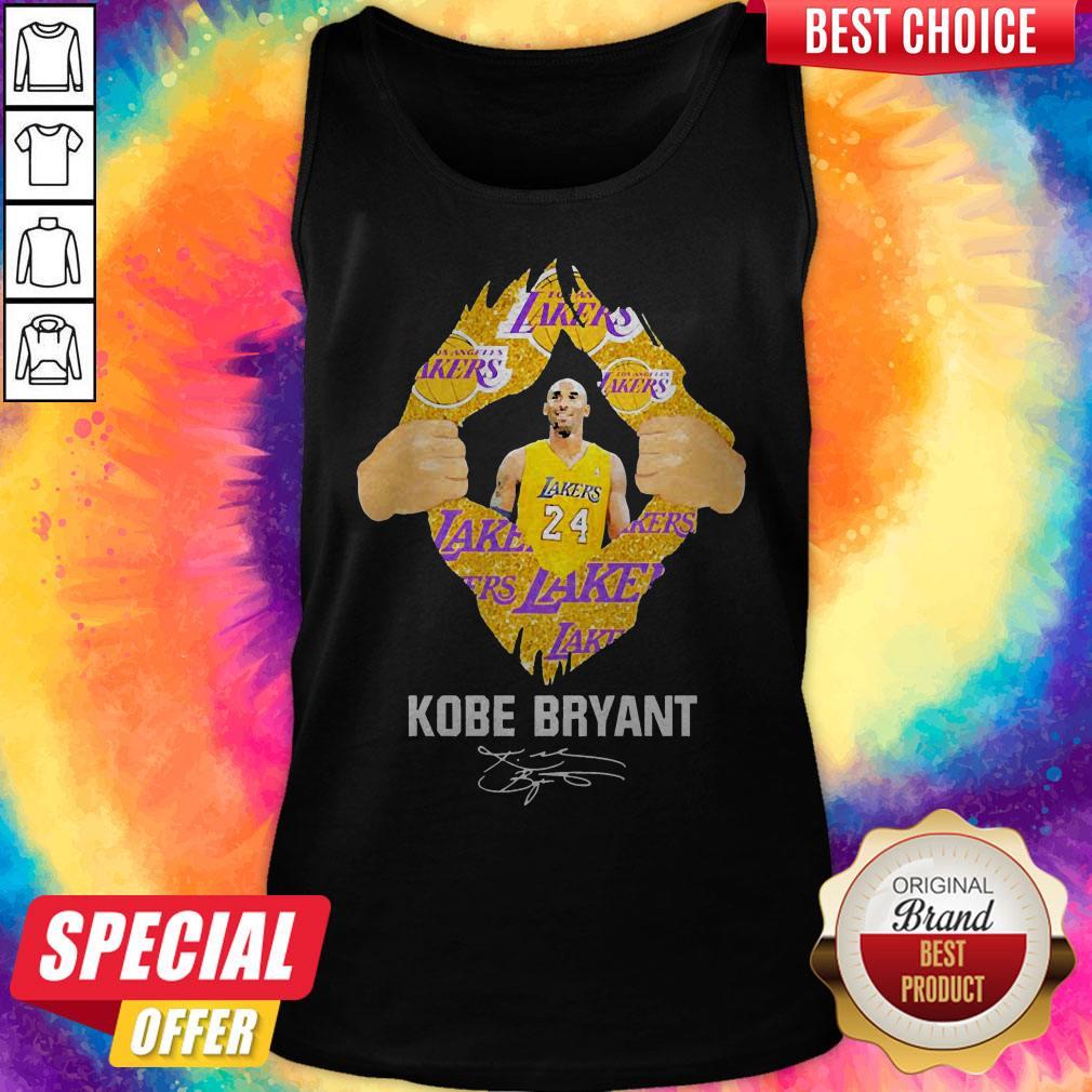 Awesome Blood Inside Me Kobe Bryant Signature Shirt