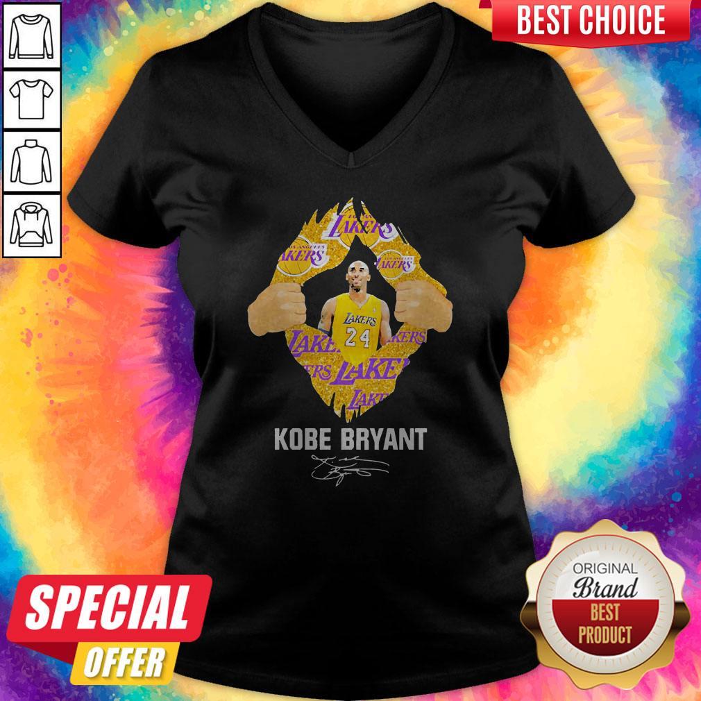 Awesome Blood Inside Me Kobe Bryant Signature Shirt
