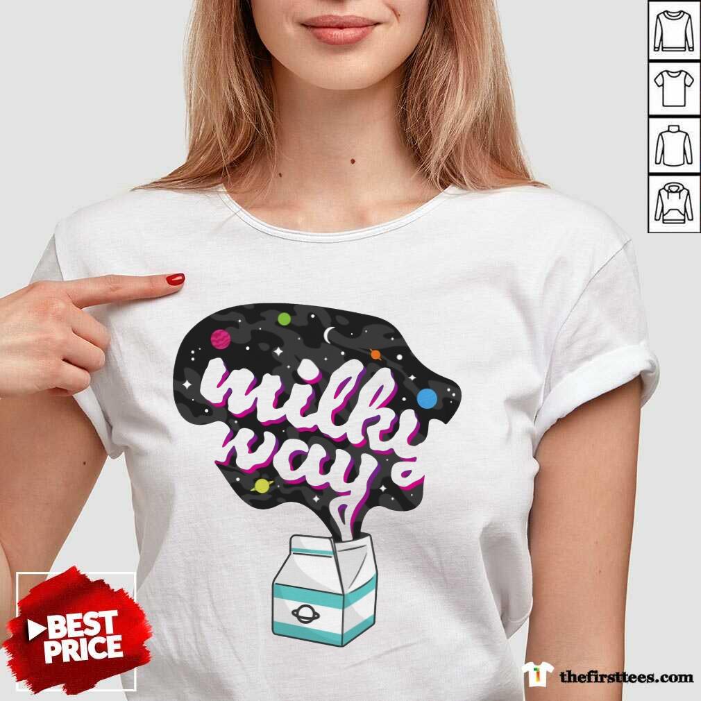 Awesome Galaxy Milky Way Milk Bottle Shirt