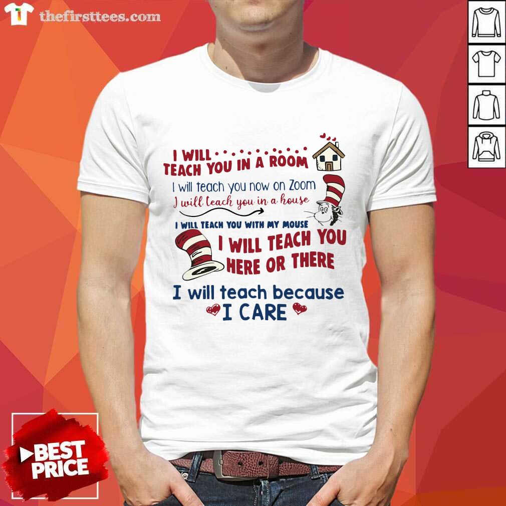 Awesome I Will Teach You Here Or There Shirt