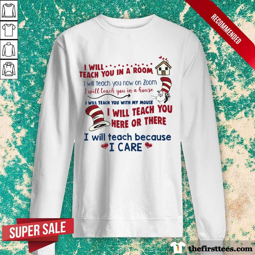 Awesome I Will Teach You Here Or There Shirt