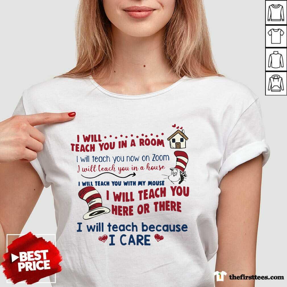 Awesome I Will Teach You Here Or There Shirt