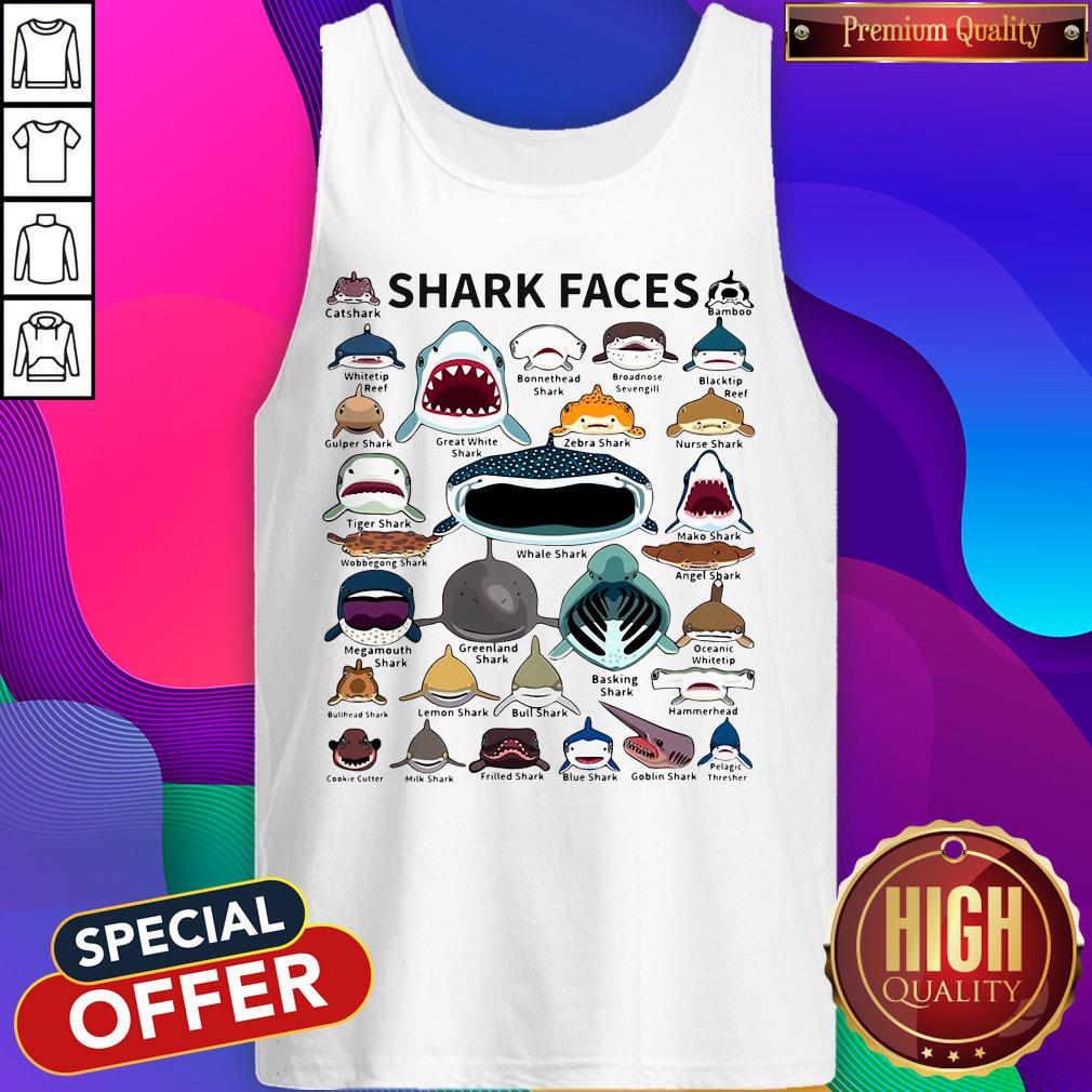 Awesome Shark Faces Shirt