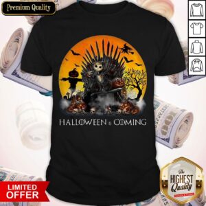 Official Jack Skellington Halloween Is Coming Shirt