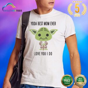 Hot 6 Baby Yoda Best Mom Shirt