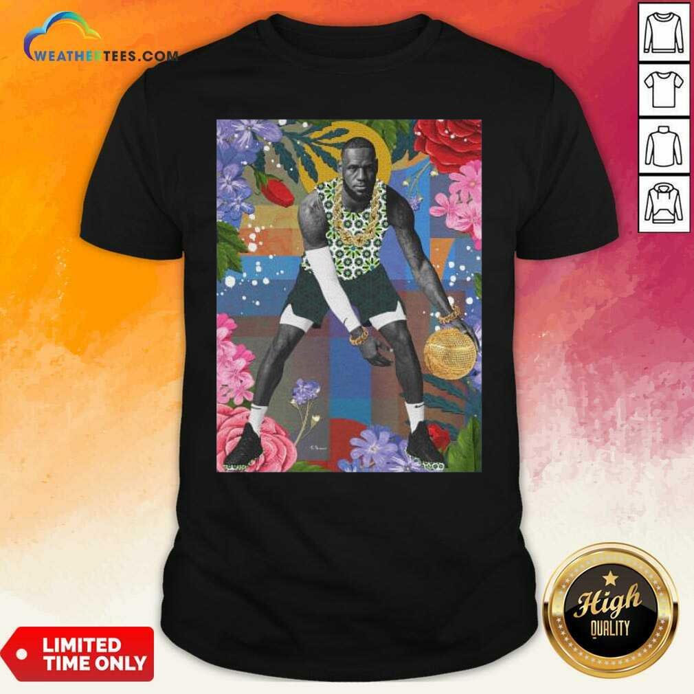 Beautiful Lebron James Flowers Shirt