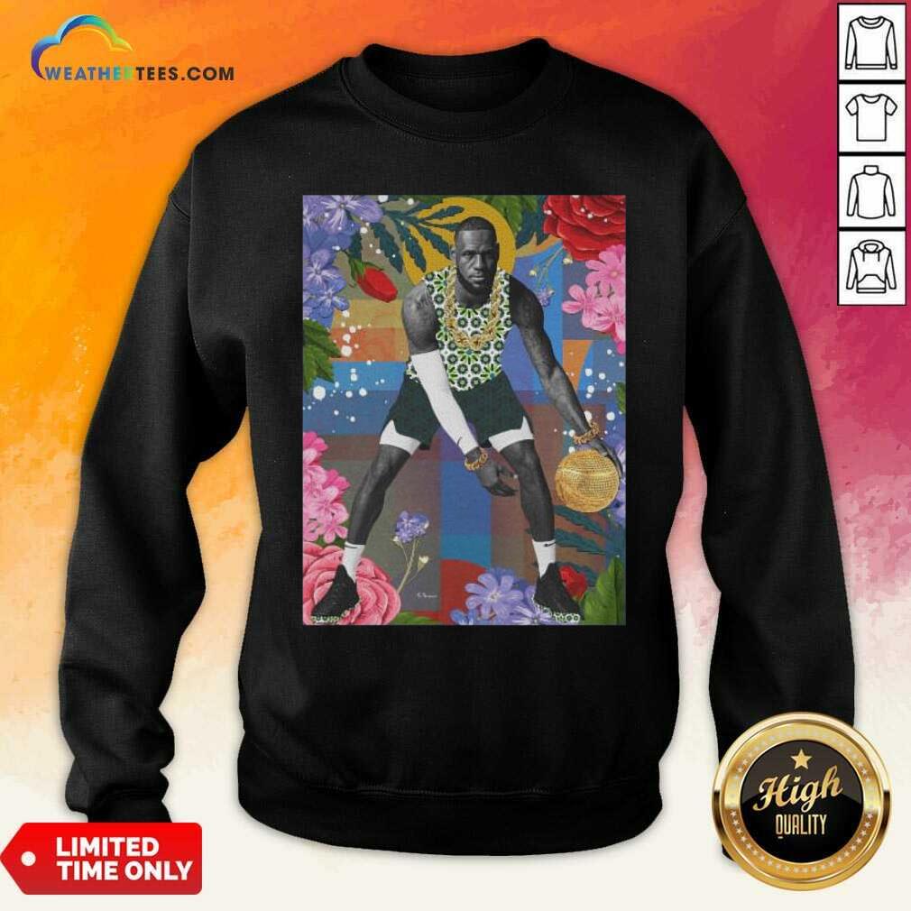 Beautiful Lebron James Flowers Shirt