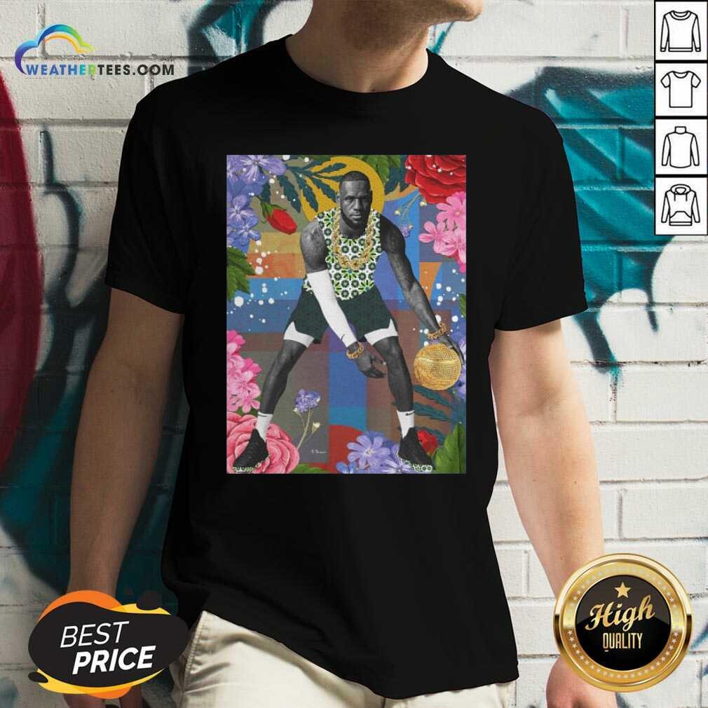 Beautiful Lebron James Flowers Shirt