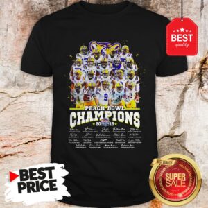 Official Peach Bowl Champions Signature Shirt