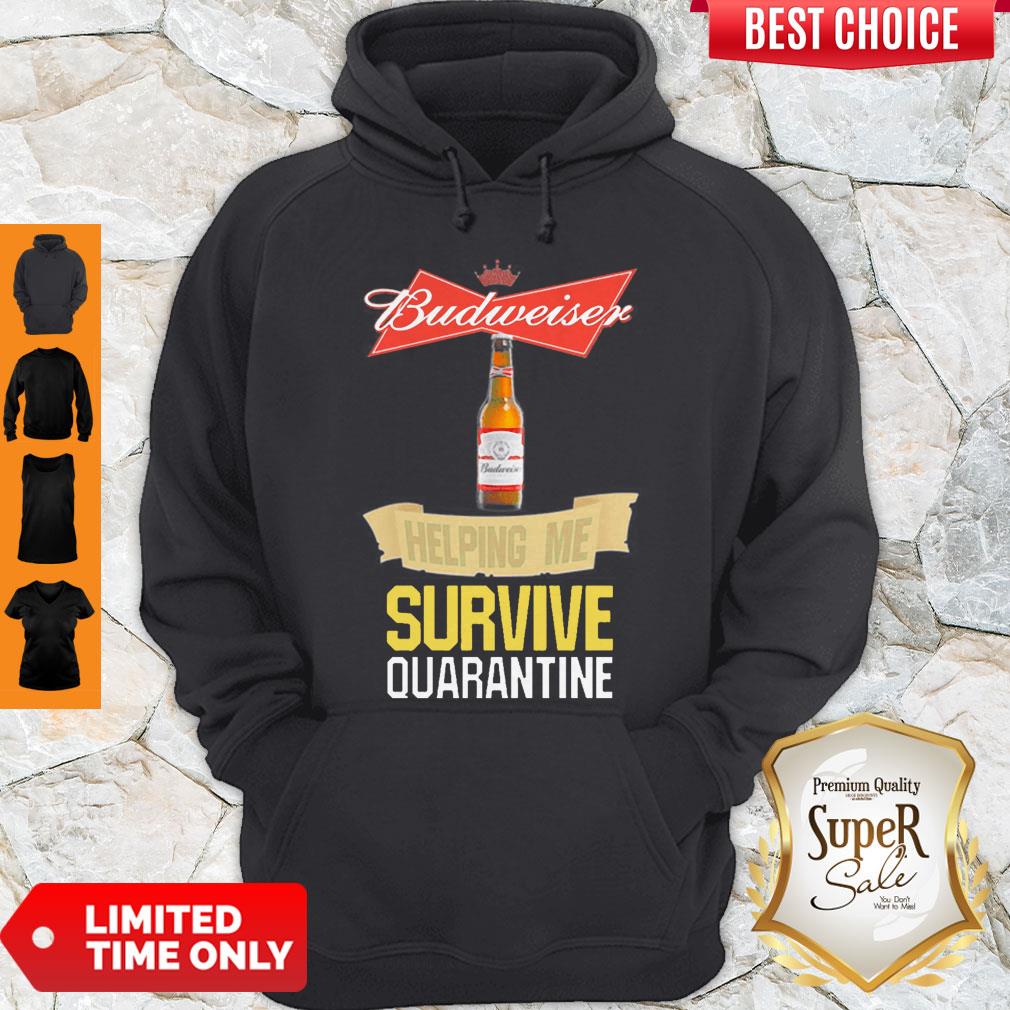 Budweiser Helping Me Survive Quarantine Coronavirus Shirt