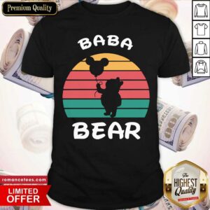 Funny Baba Bear Disney Vintage Retro Shirt