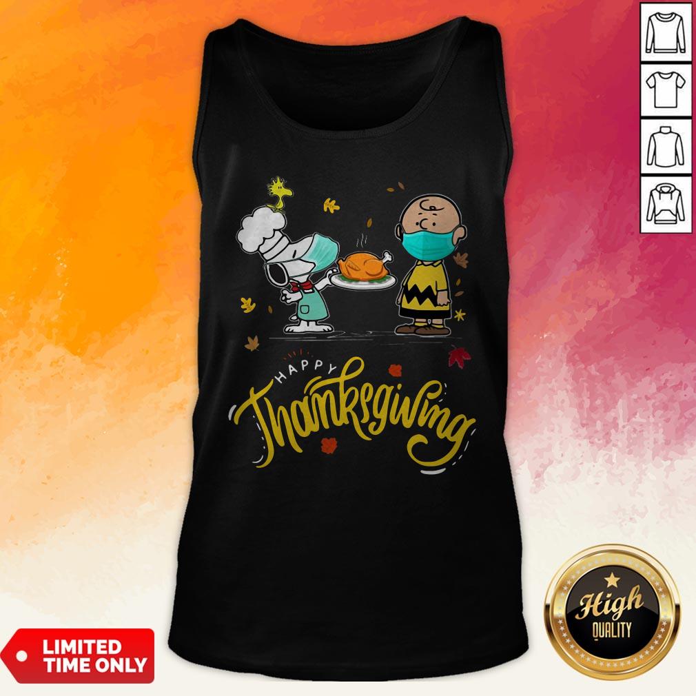 Charlie Brown Snupy And Woodstock Happy Thanksgiving Shirt