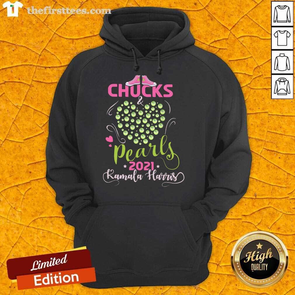 Chucks And Pearls 2021 Pink Green Shirt