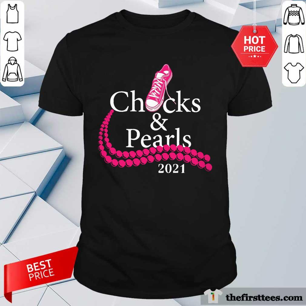 Chucks And Pearls 2021 Pink Shirt