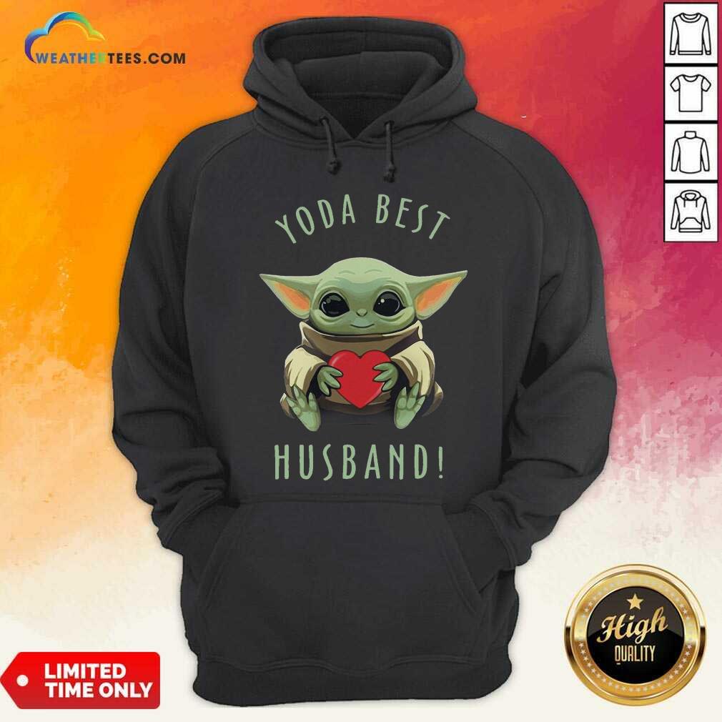 Cool Baby Yoda Hug Heart Best Husband Shirt