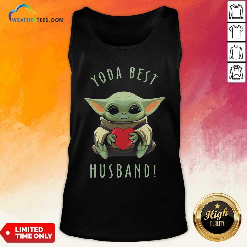 Cool Baby Yoda Hug Heart Best Husband Shirt