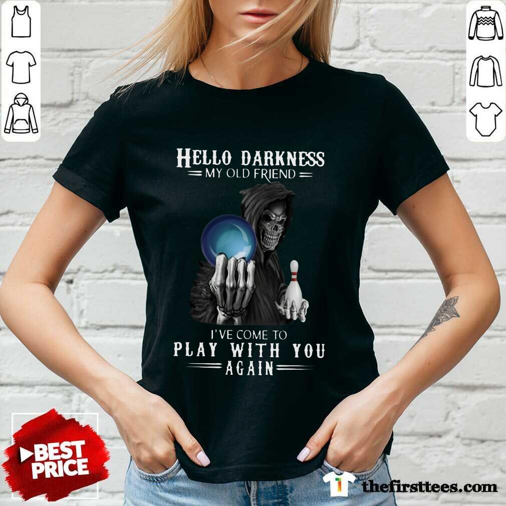 Devil Bowling Hello Darkness My Old Friend Shirt