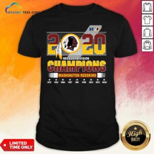 Hot 2020 NFC East Division Champions Washington Redskins Shirt