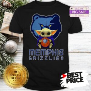 Baby Yoda Hug Memphis Grizzlies Star Wars Mandalorian Shirt