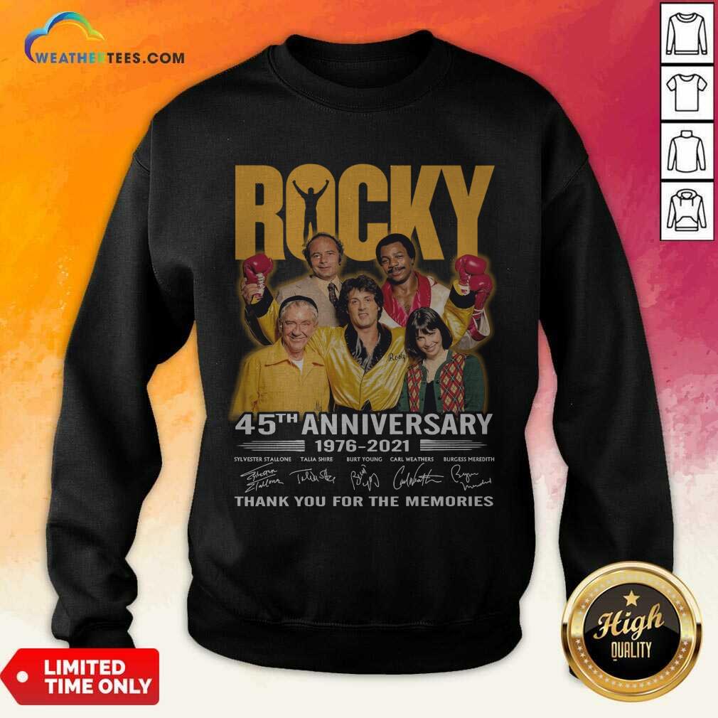 Enthusiastic Rocky 45th Anniversary Shirt