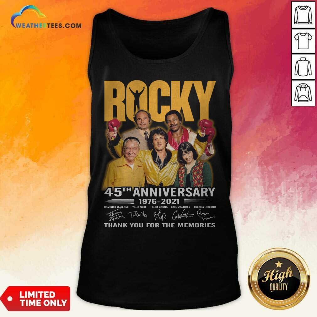 Enthusiastic Rocky 45th Anniversary Shirt