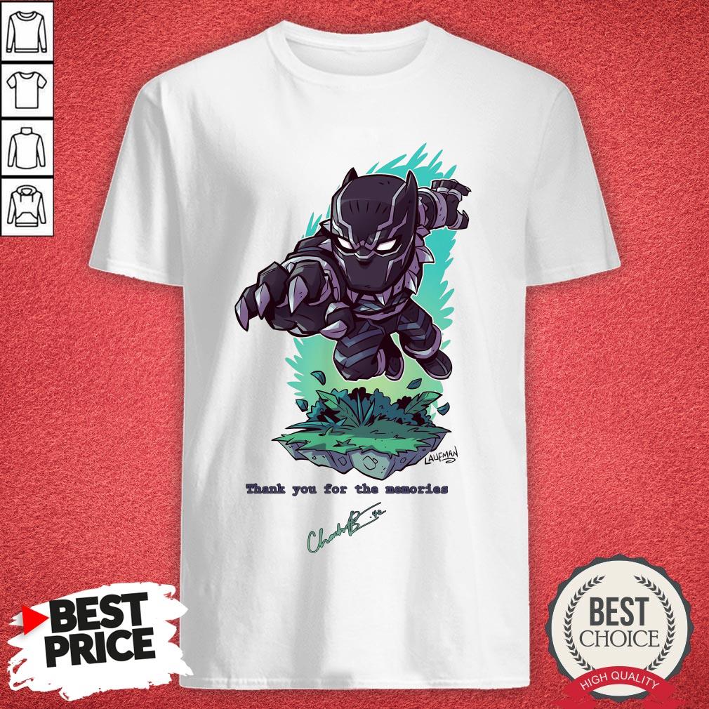 Funny Black Pather Tribute RIP Chadwick Boseman Shirt