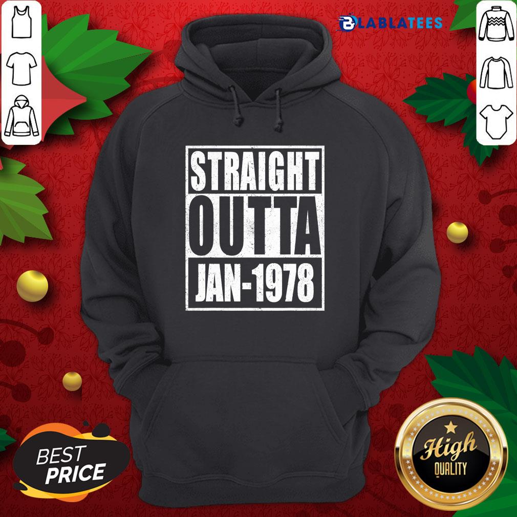 Funny Straight Outta 1978 43th Years Old Birthday Shirt