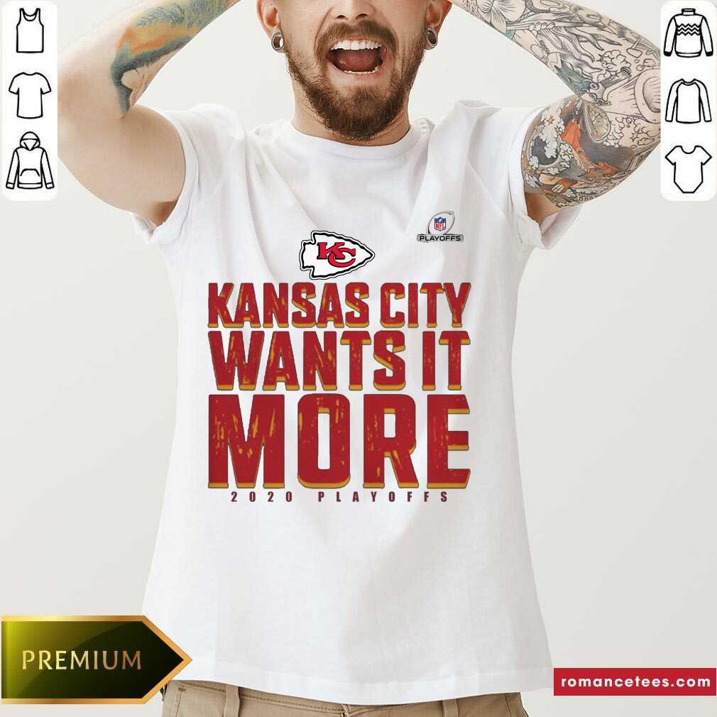 Good Kansas City Chiefs Wants It More 2020 Playoffs Shirt