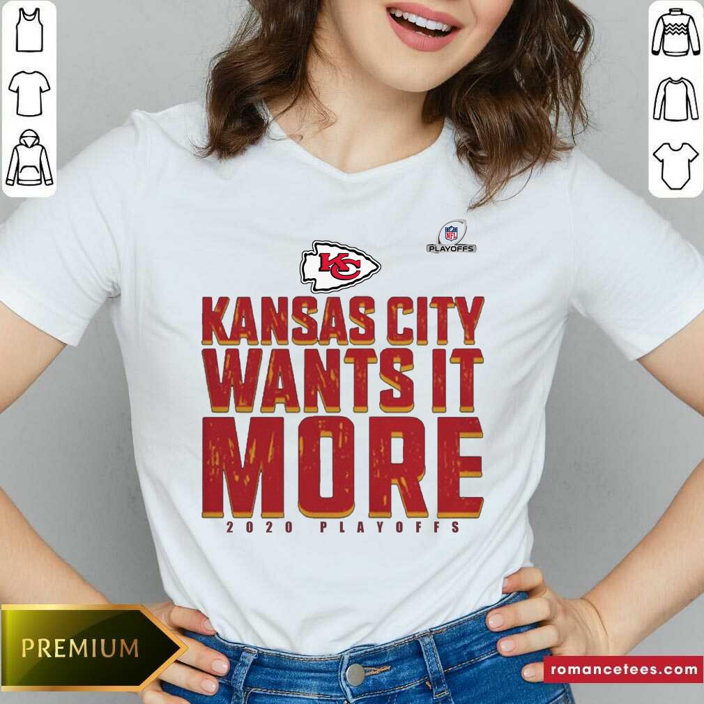 Good Kansas City Chiefs Wants It More 2020 Playoffs Shirt