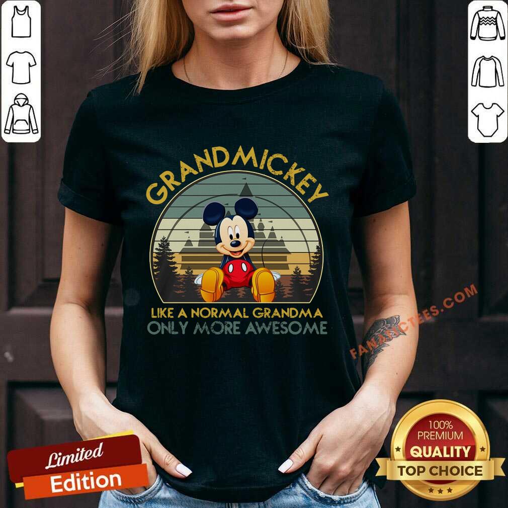 Grand Mickey Like A Normal Grandma Only More Awesome Vintage Shirt