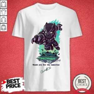 Funny Black Pather Tribute RIP Chadwick Boseman Shirt