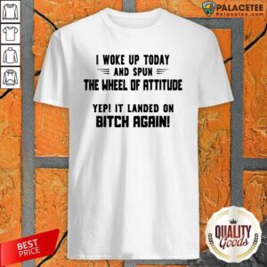 Hot I Woke Up Today And Spun The Wheel Of Attitude Yep It Landed On Bitch Again Shirt