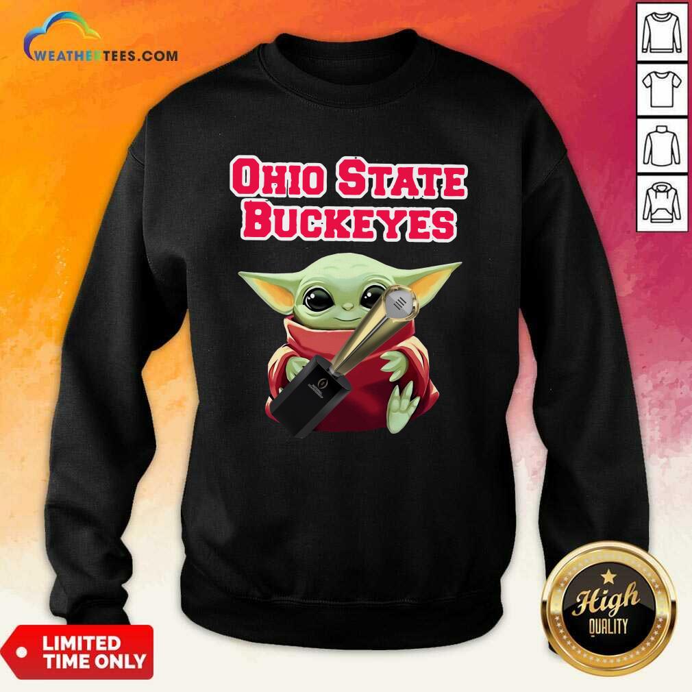 Happy Baby Yoda Ohio State Buckeyes Shirt