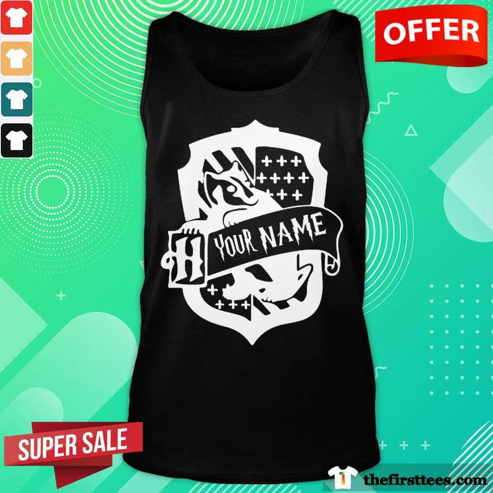 Happy Hufflepuff Your Name Harry Potter Shirt