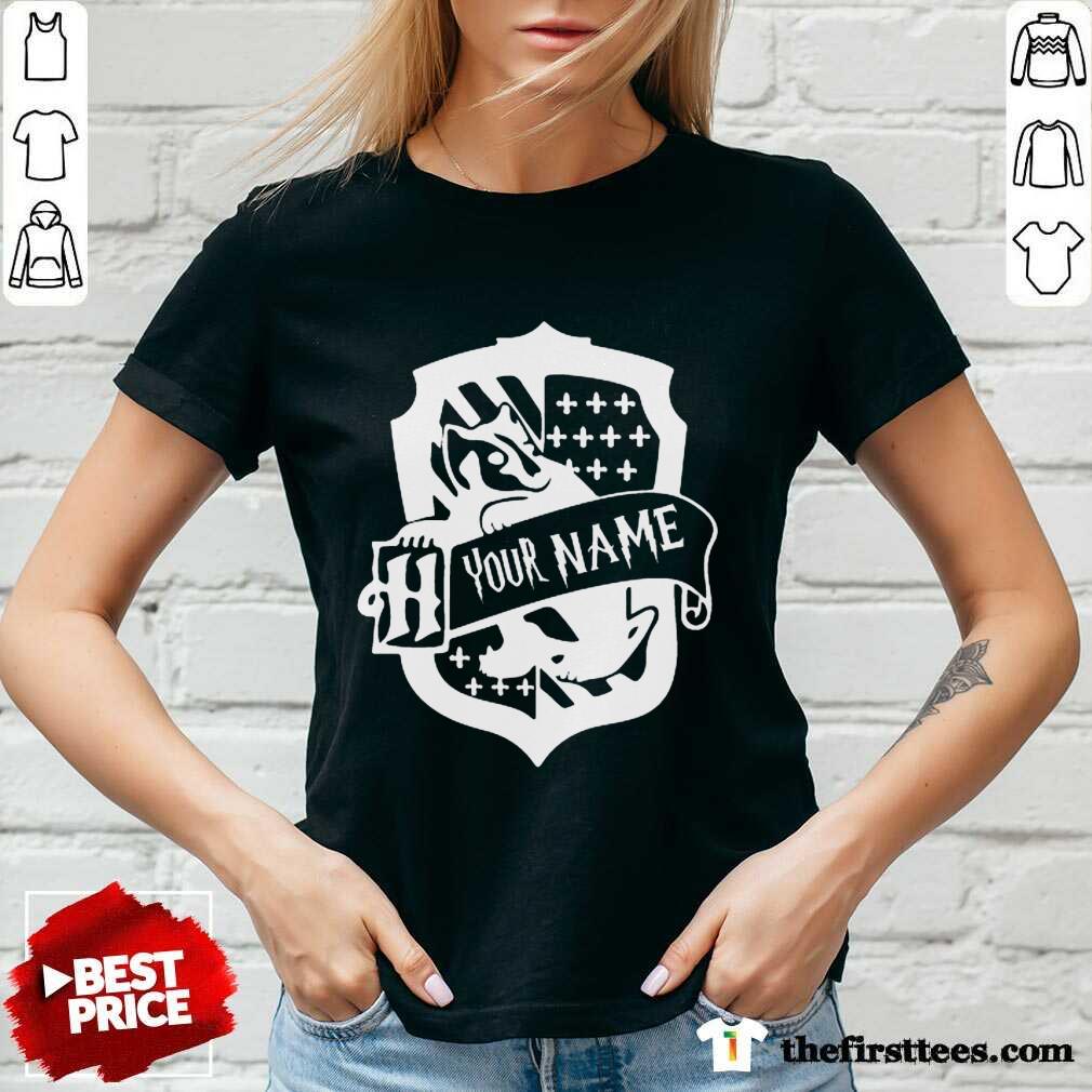 Happy Hufflepuff Your Name Harry Potter Shirt