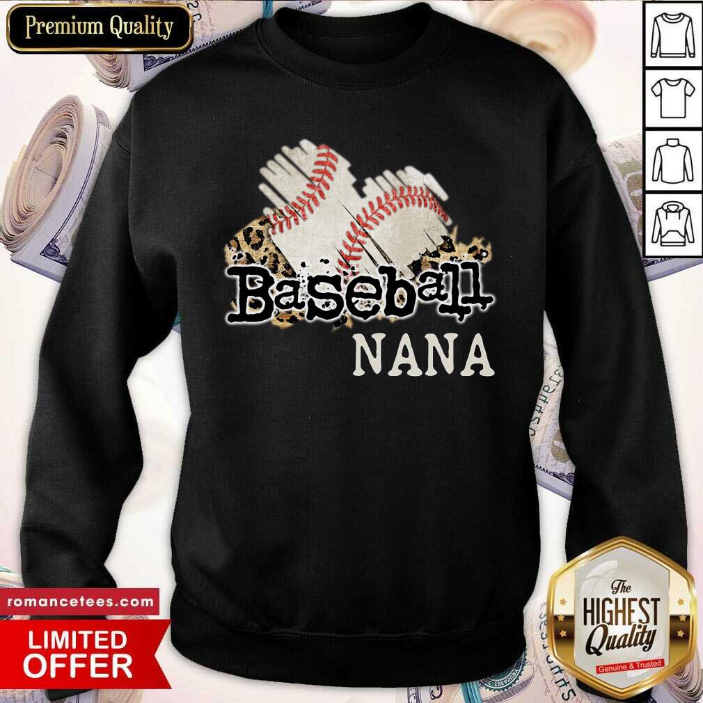 Heart Baseball Nana Shirt